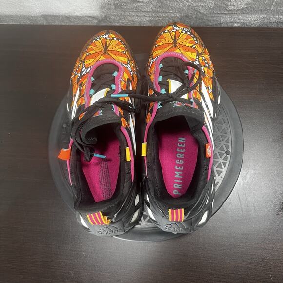 Adidas Mens Size 10.5 Web Boost Dia De Los Muertos Multicolor Athletic Shoes - Picture 5 of 10